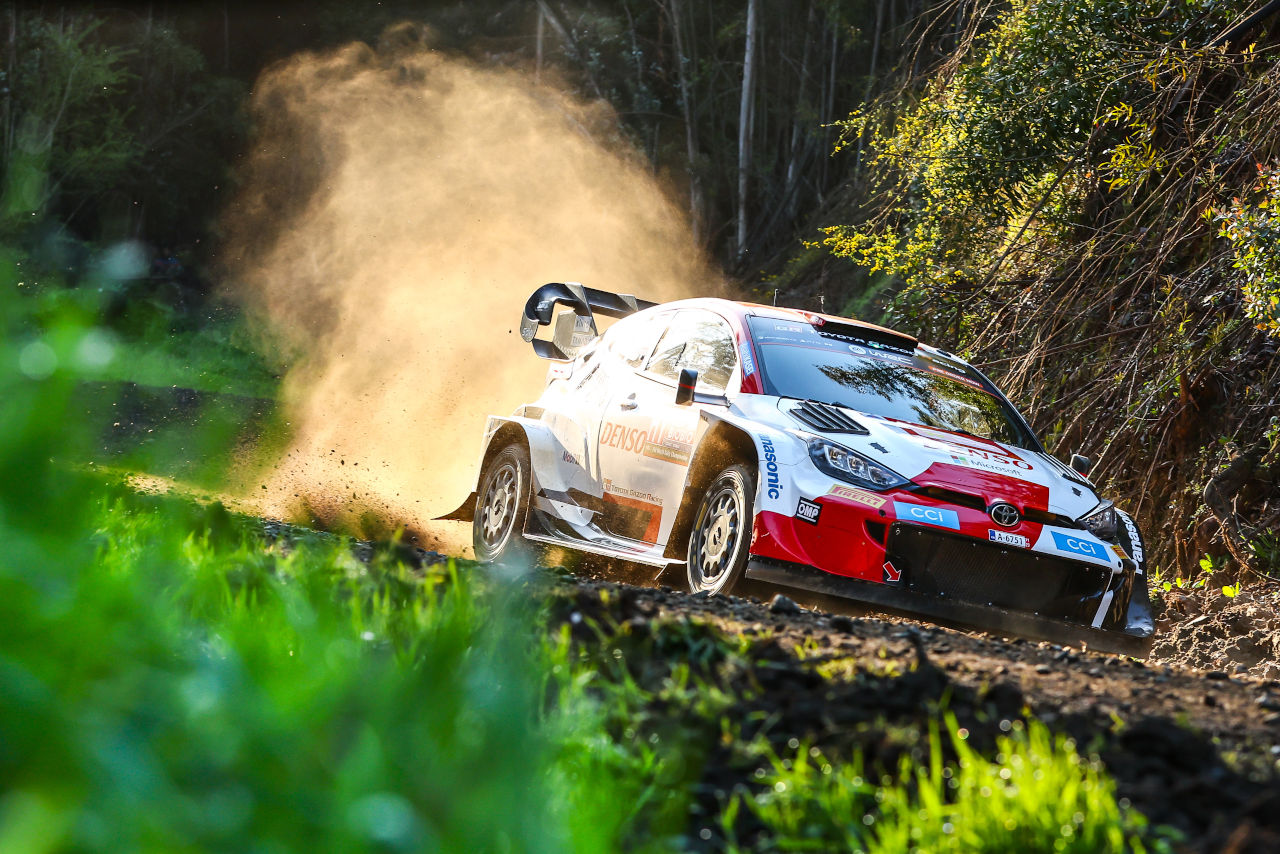 エルフィン・エバンス（トヨタGRヤリス・ラリー1）　2023年WRC第11戦ラリー・チリ・ビオビオ