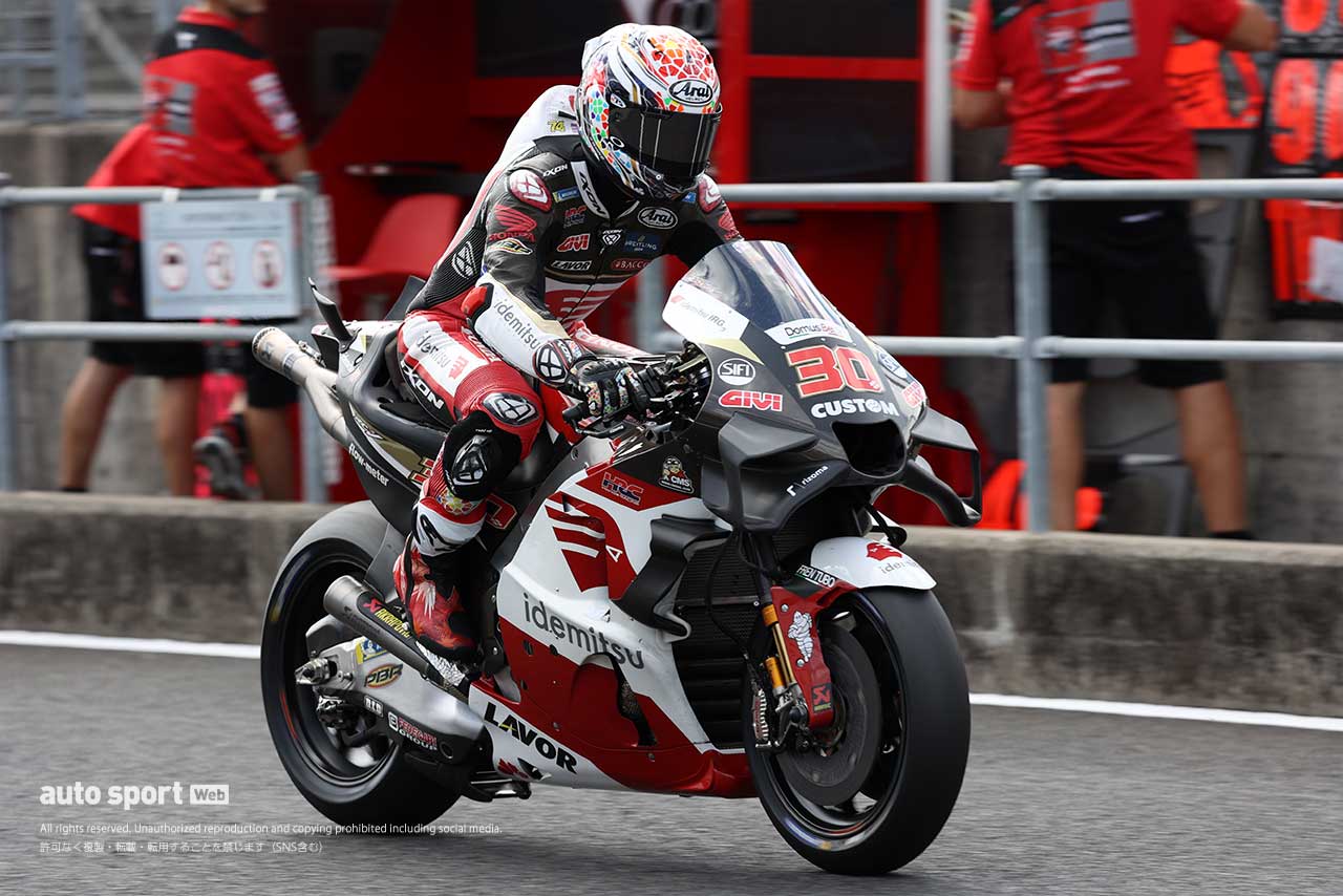 中上貴晶（LCRホンダ・イデミツ）／2023MotoGP第14戦日本GP FP1