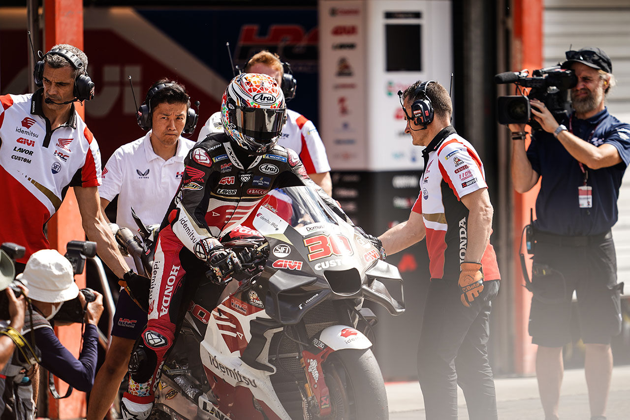 中上貴晶（LCRホンダ・イデミツ）／2023MotoGP第14戦日本GP 初日