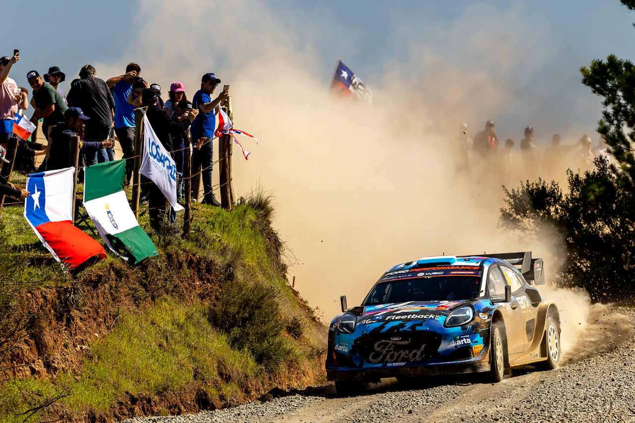 グレゴワール・ミュンスター（フォード・プーマ・ラリー1）　2023年WRC第11戦ラリー・チリ・ビオビオ