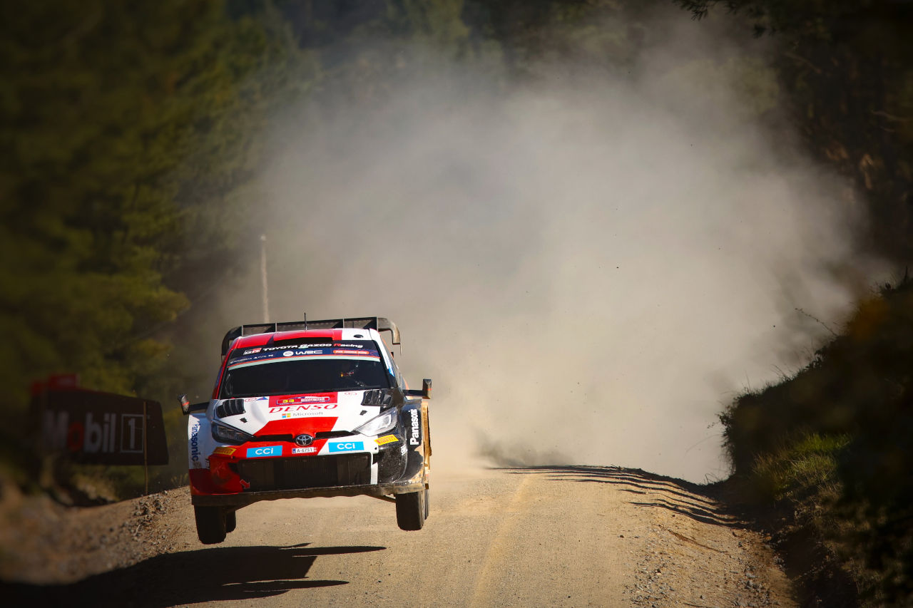 エルフィン・エバンス／スコット・マーティン組（トヨタGRヤリス・ラリー1）　2023年WRC第11戦ラリー・チリ・ビオビオ