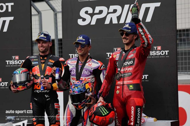 2023MotoGP第14戦日本GP スプリント トップ3