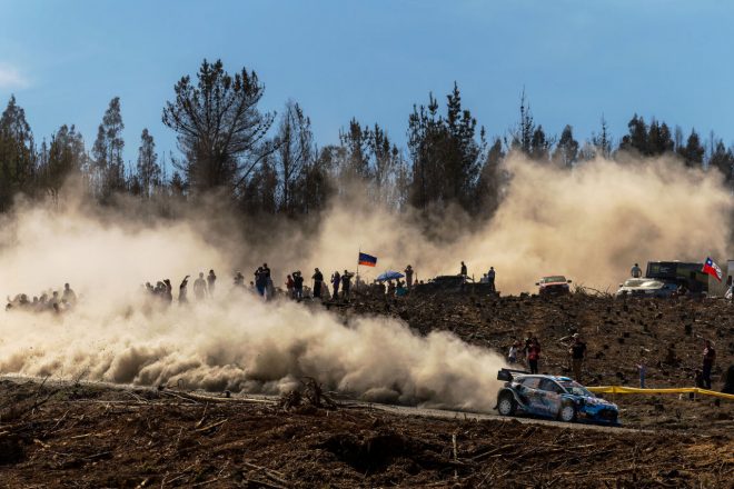 グレゴワール・ミュンスター(フォード・プーマ・ラリー1) 2023年WRC第11戦ラリー・チリ・ビオビオ