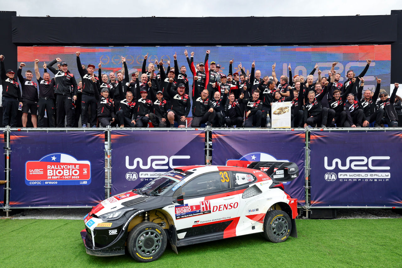 2021年から3年連続でWRCマニュファクチャラーズタイトルを獲得したTOYOTA GAZOO Racingワールドラリーチーム