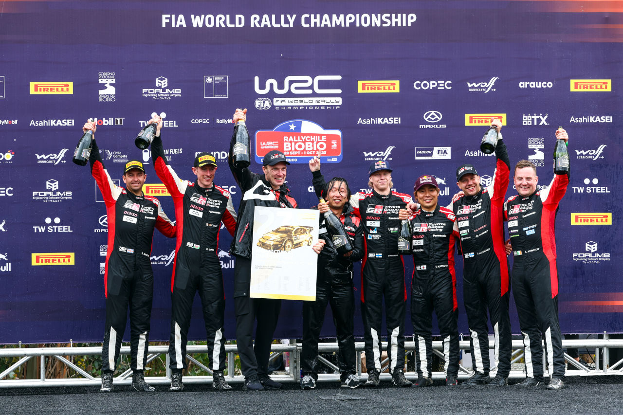 WRCマニュファクチャラーズチャンピオンシップ3連覇を達成したTGR-WRT