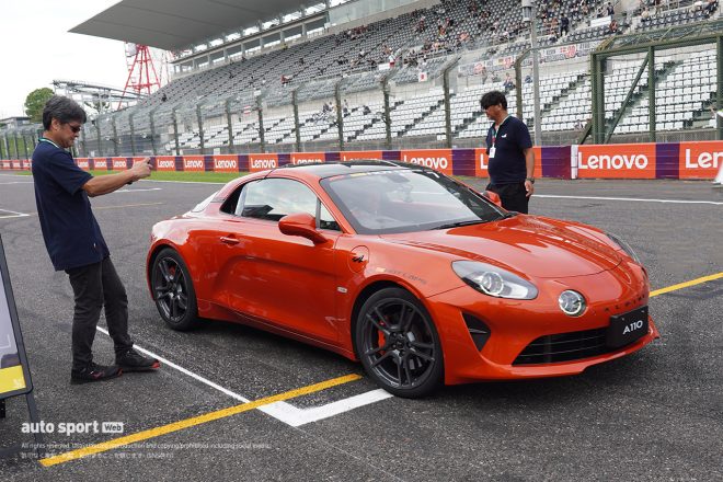 2023年F1第17戦日本GP　ピレリ・ホットラップの様子