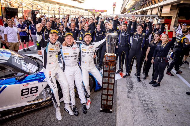 マルチェッロとボグスラフスキーは、最終戦を前にファナテック・GTワールドチャレンジ・ヨーロッパ2023 オーバールタイトルも決めてみせた。