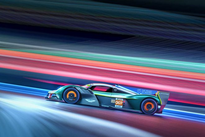 アストンマーティンが10月4日に発表した、ヴァルキリー・ハイパーカーのイメージ画像