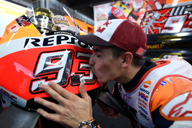 2016年はもてぎで初優勝し、3度目のチャンピオンを決定したマルク・マルケス