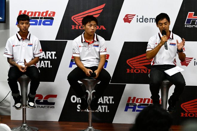 ホンダ、2024年Moto3クラスにHonda Team Asiaから参戦するライダーを発表。古里太陽は継続