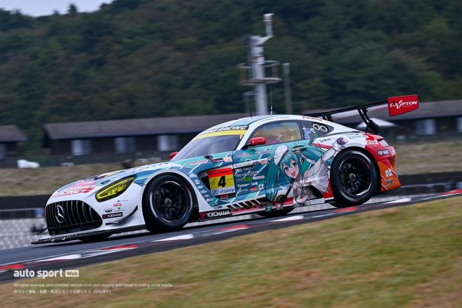 2023スーパーGT第7戦オートポリス　グッドスマイル 初音ミク AMG（谷口信輝／片岡龍也）