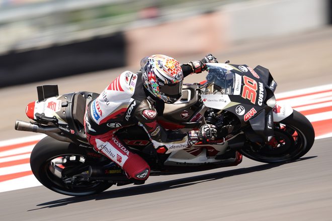 中上貴晶（LCRホンダ・イデミツ）／2023MotoGP第15戦インドネシアGP2日目