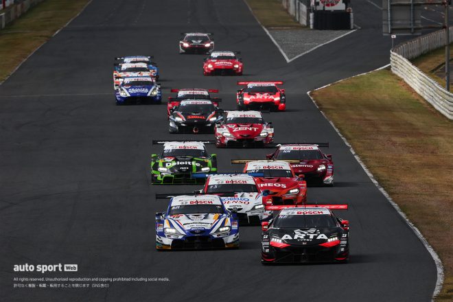 2023スーパーGT第7戦オートポリス　GT500クラスの決勝スタート