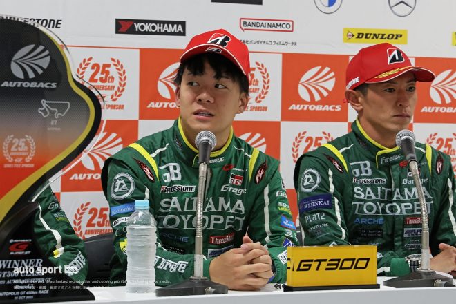 2023スーパーGT第7戦オートポリス　会見に出席した川合孝汰（埼玉トヨペットGB GR Supra GT）