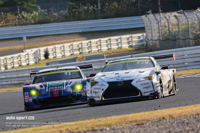 2023スーパーGT第7戦オートポリス　apr LC500h GTとSUBARU BRZ R&D SPORTによる3番手争い