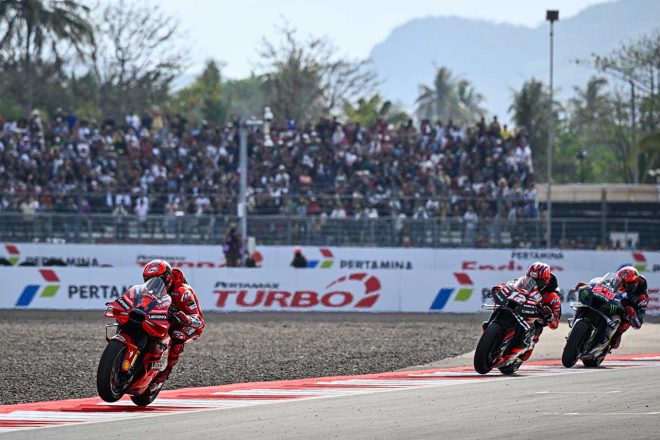 バニャイア（#1）は13番グリッドからスタートして優勝した