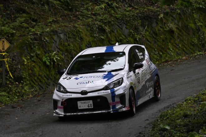 天野智之／井上裕紀子（豊田自動織機・DLアクアGR SPORT）　2023年全日本ラリー第8戦高山