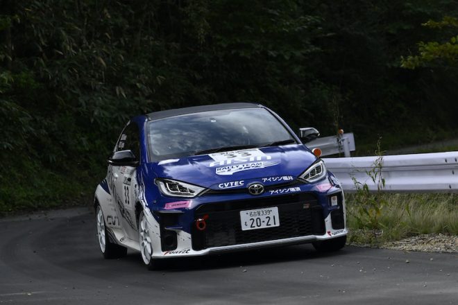 大倉聡／豊田耕司（AISIN GR Yaris CVT）　2023年全日本ラリー第8戦高山