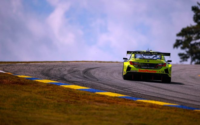 GTDプロクラスのタイトルを獲得した、バッサー・サリバンの14号車レクサスRC F GT3