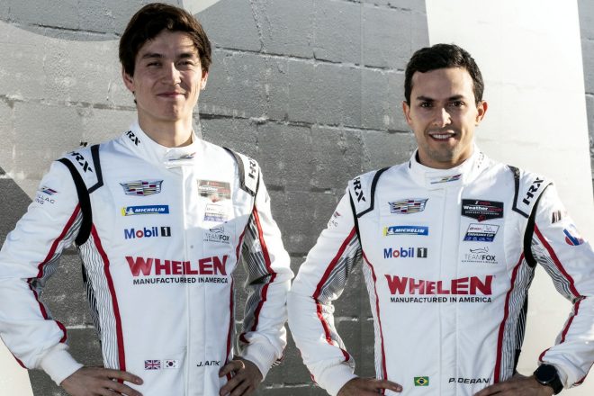 レギュラードライバーのジャック・エイトケン（左）とピポ・デラーニ（右）