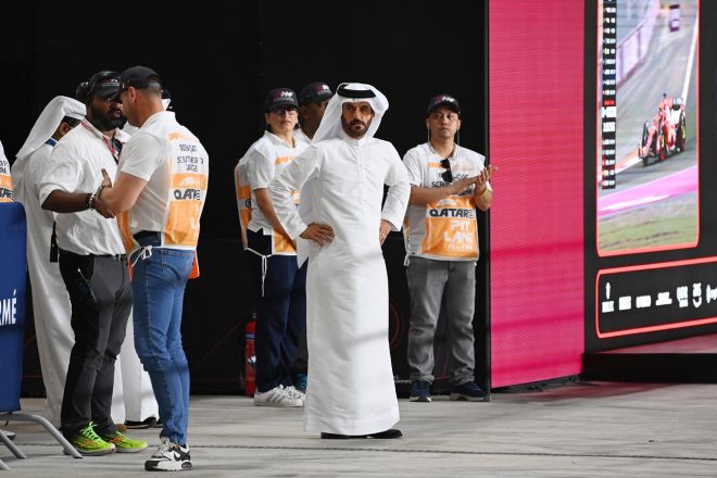 2023年F1第18戦カタールGP　FIA会長モハメド・ビン・スライエム
