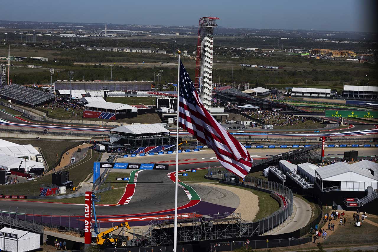 2023年F1第19戦アメリカGPが行われているサーキット・オブ・ジ・アメリカズ