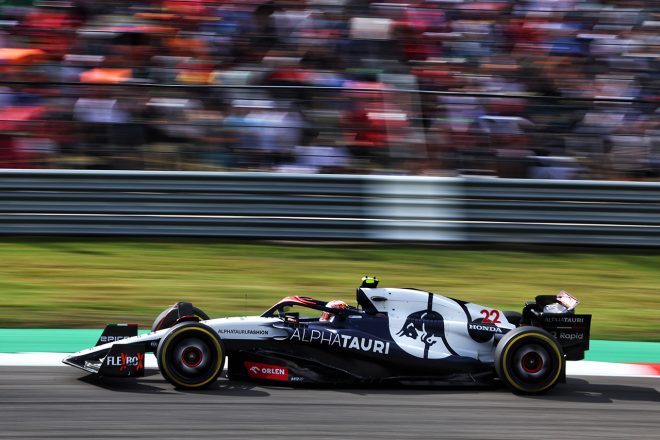 2023年F1第19戦アメリカGP　角田裕毅（アルファタウリ）