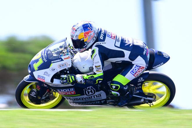 佐々木歩夢（Liqui Moly Husqvarna Intact GP）／2023MotoGP第16戦オーストラリアGP