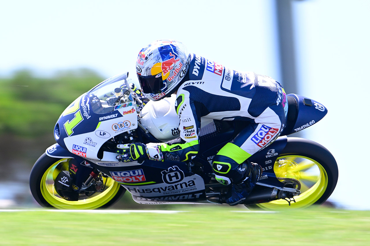 佐々木歩夢（Liqui Moly Husqvarna Intact GP）／2023MotoGP第16戦オーストラリアGP