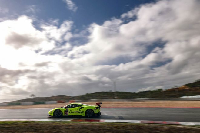 土曜日の予選で木村武史が2番手を獲得したケッセル・レーシングの57号車フェラーリ488 GTE Evo