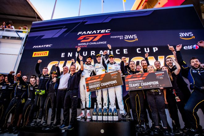 2022年シーズンに続き今季もGTWCヨーロッパのシリーズ総合王者とエンデュランスカップ王者の2冠を達成したアコーディスASPチーム