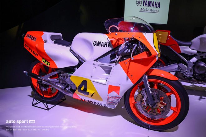 ジャパンモビリティショー2023に展示された1983年のヤマハYZR500（OW70）