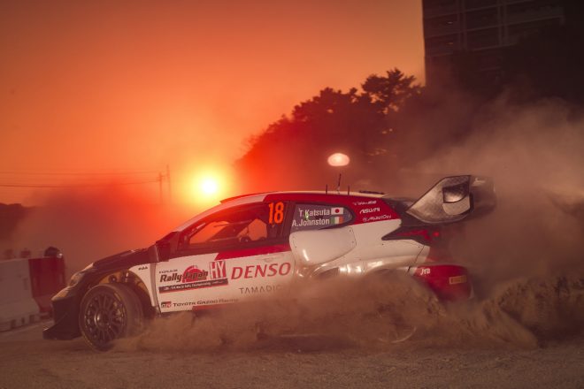 勝田貴元のドライブで2022年のラリージャパンに参戦したトヨタGRヤリス・ラリー1