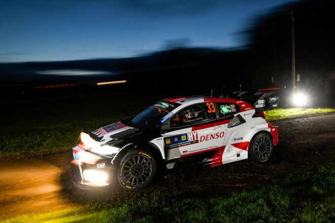 エルフィン・エバンス/スコット・マーティン組(トヨタGRヤリス・ラリー1) 2023年WRC第12戦セントラル・ヨーロピアン・ラリー