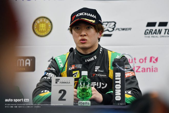 2023スーパーフォーミュラ第8戦鈴鹿　宮田莉朋（VANTELIN TEAM TOM’S）