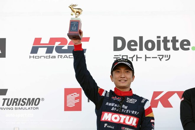 2023スーパーフォーミュラ第8戦鈴鹿　ポール・トゥ・ウインを飾った野尻智紀（TEAM MUGEN）