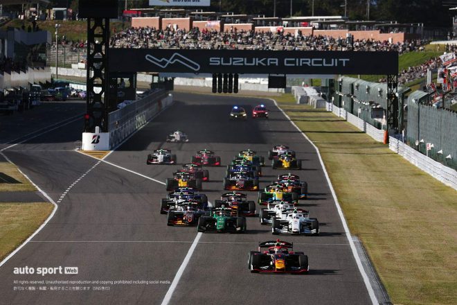 2023スーパーフォーミュラ第8戦鈴鹿　スタート