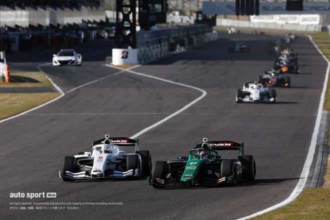 太田格之進（DOCOMO TEAM DANDELION RACING）から2番手の座を取り戻した宮田莉朋（VANTELIN TEAM TOM’S）