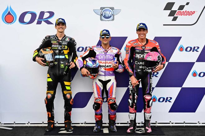 2023MotoGP第17戦タイGP 予選 トップ3