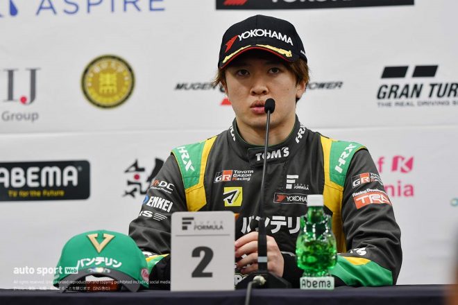 2023スーパーフォーミュラ第8戦＆第9戦鈴鹿　宮田莉朋（VANTELIN TEAM TOM’S）