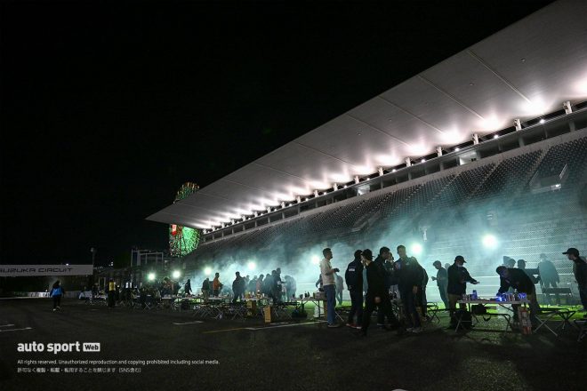 2023スーパーフォーミュラ第8戦鈴鹿　オフィシャルの皆さん向けのバーベキュー大会の様子