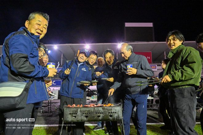 2023スーパーフォーミュラ第8戦鈴鹿　オフィシャルの皆さん向けのバーベキュー大会の様子