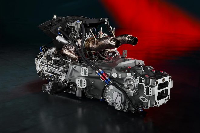 フェラーリ499Pモディフィカータのパワーユニット