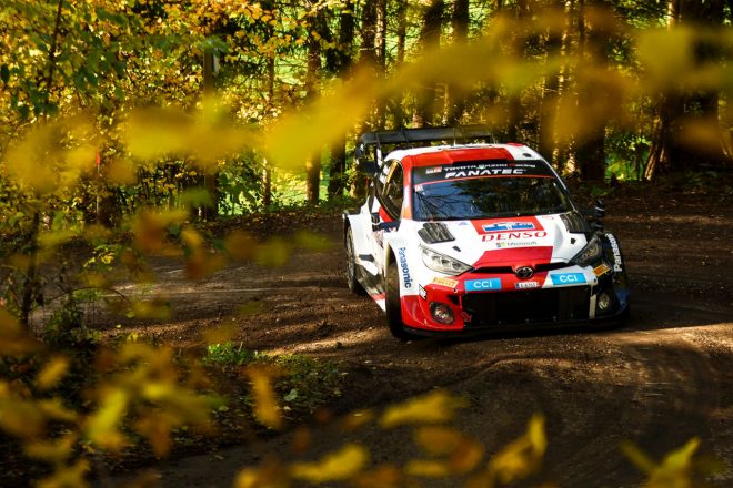 セバスチャン・オジエ/ヴァンサン・ランデ組(トヨタGRヤリス・ラリー1) 2023年WRC第12戦セントラル・ヨーロピアン・ラリー