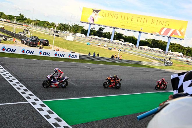 優勝したホルヘ・マルティン（プリマ・プラマック・レーシング）／2023MotoGP第17戦タイGP
