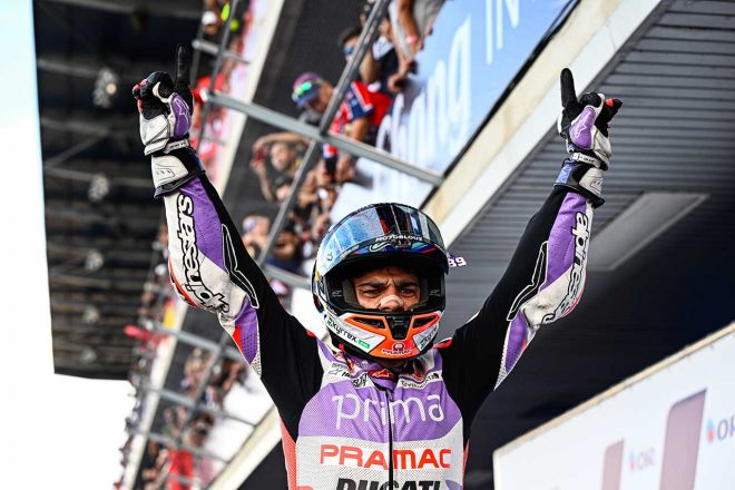 優勝したホルヘ・マルティン（プリマ・プラマック・レーシング）／2023MotoGP第17戦タイGP