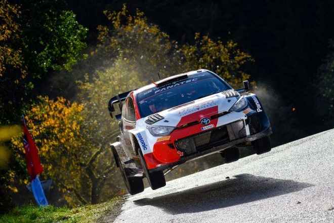 勝田貴元(トヨタGRヤリス・ラリー1) 2023年WRC第12戦セントラル・ヨーロピアン・ラリー