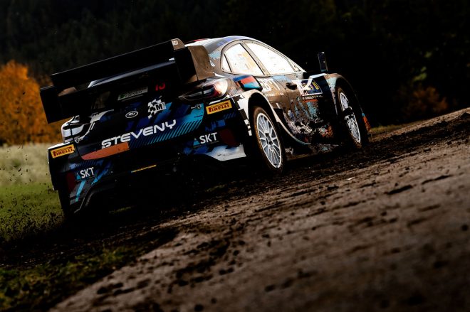 グレゴワール・ミュンスター(フォード・プーマ・ラリー1) 2023年WRC第12戦セントラル・ヨーロピアン・ラリー