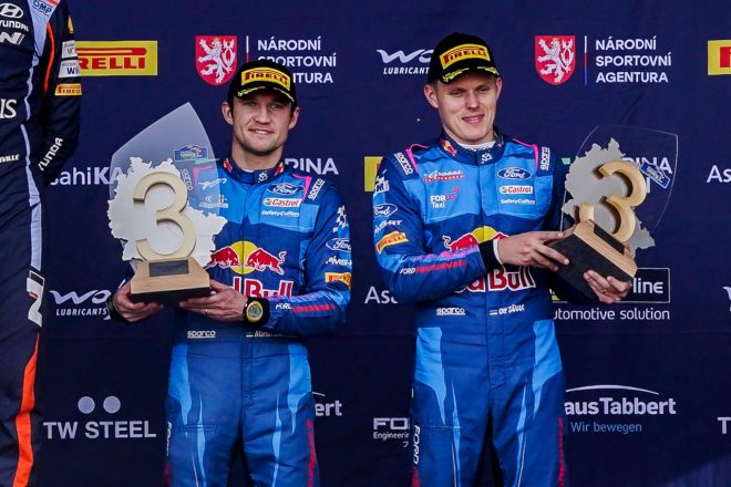 オット・タナク／マルティン・ヤルヴェオヤ組（フォード・プーマ・ラリー1）　2023年WRC第12戦セントラル・ヨーロピアン・ラリー