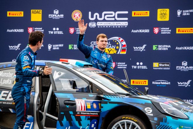グレゴワール・ミュンスター（フォード・プーマ・ラリー1）　2023年WRC第12戦セントラル・ヨーロピアン・ラリー